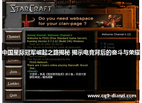 中国星际冠军崛起之路揭秘 揭示电竞背后的奋斗与荣耀